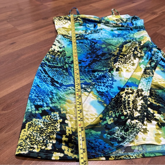 Bisou Bisou Bodycon Dress Womens Snake Print Slinky Cocktail Night Out midi 14 - Picture 12 of 13